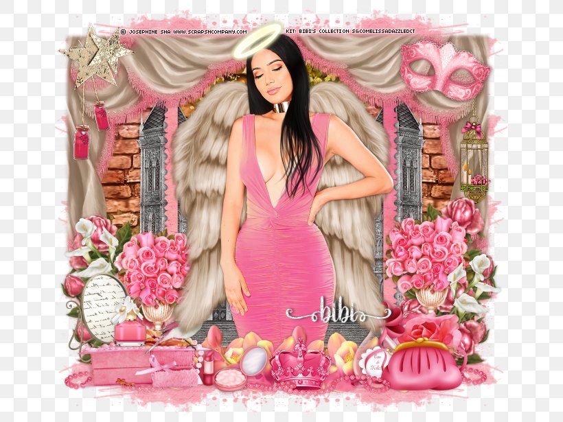 Floral Design Pink M Gown Beauty.m, PNG, 665x615px, Watercolor, Cartoon, Flower, Frame, Heart Download Free