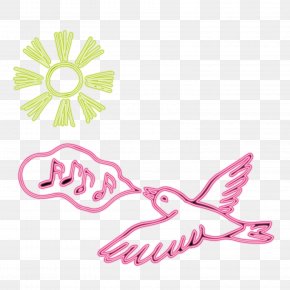 Bird Fluorescent - Fluorescence Euclidean Vector Icon PNG