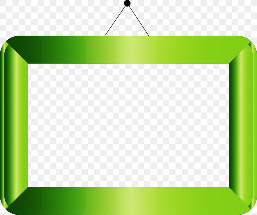 Photo Frame Picture Frame Hanging Picture Frames, PNG, 3000x2520px, Photo Frame, Angle, Area, Green, Hanging Picture Frames Download Free