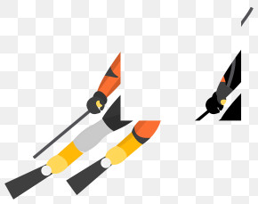 Skis - Abstract Skier Illustration PNG