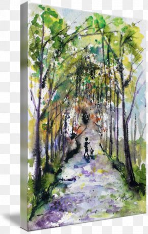Ink Watercolor Painting - Watercolor Painting Modern Art Acrylic Paint PNG