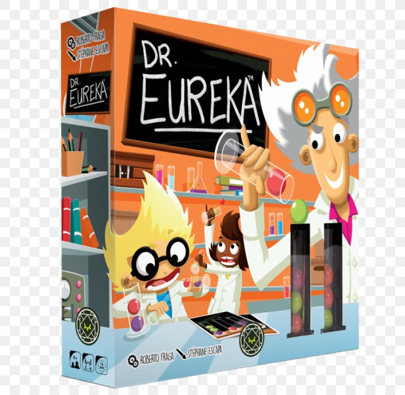 Blue Orange Games Dr. Eureka Blue Orange Dr. Eureka Board Game, PNG, 800x800px, Blue Orange Games, Board Game, Game, Play, Toy Download Free