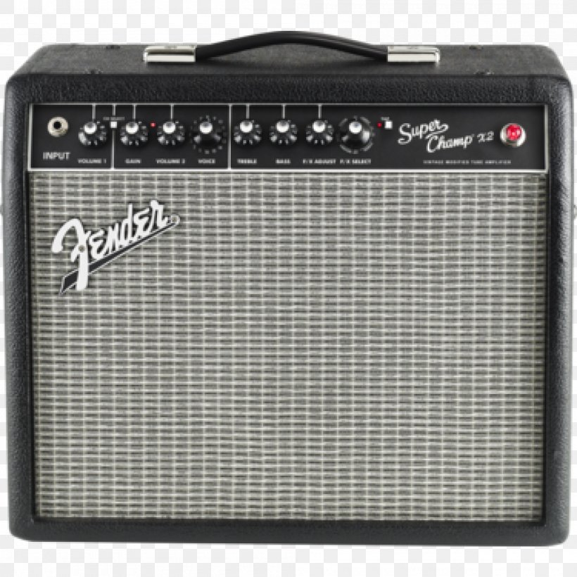 Guitar Amplifier Fender Musical Instruments Corporation Fender Super Champ X2 Electric Guitar, PNG, 2000x2000px, Guitar Amplifier, Amplifier, Amplifier Modeling, Effects Processors Pedals, Electric Guitar Download Free