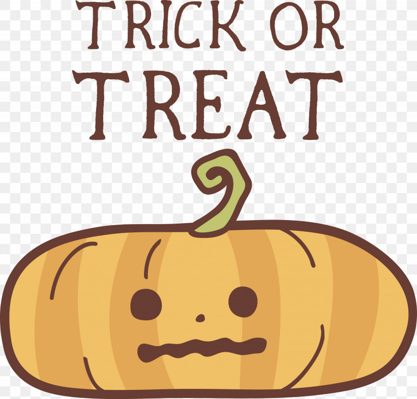 Trick Or Treat Trick-or-treating Halloween, PNG, 2999x2874px, Trick Or Treat, Biology, Calabaza, Cartoon, Fruit Download Free