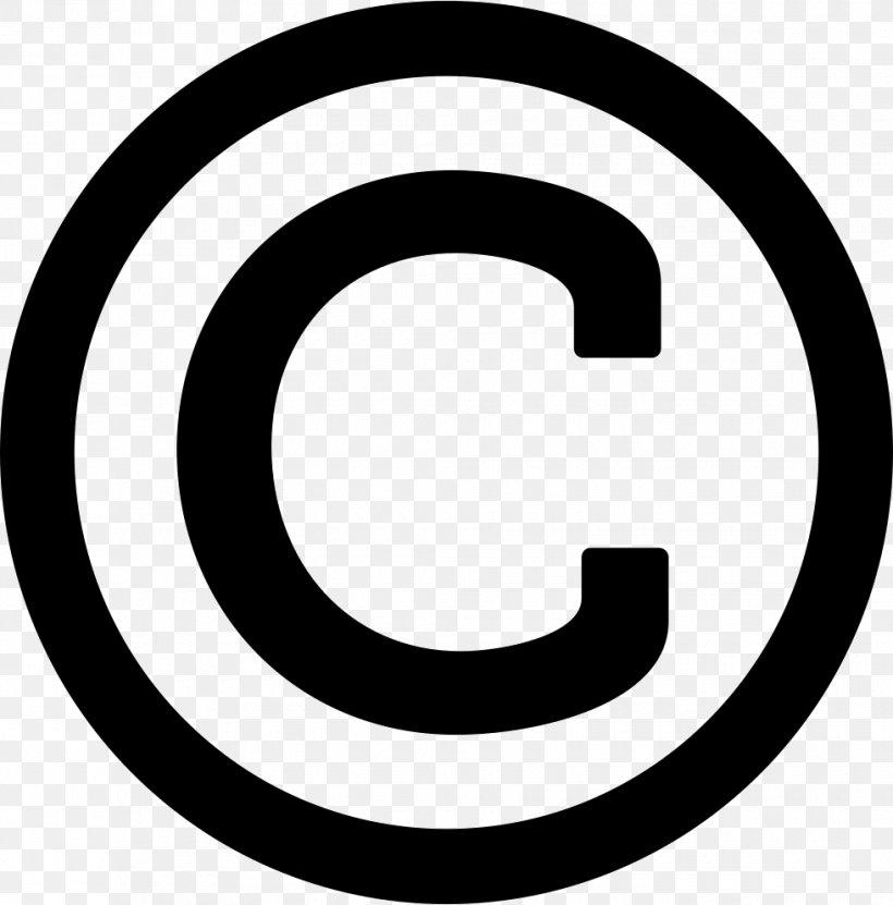 Copyright Symbol Registered Trademark Symbol All Rights Reserved, PNG, 980x994px, Copyright Symbol, All Rights Reserved, Area, Black And White, Brand Download Free