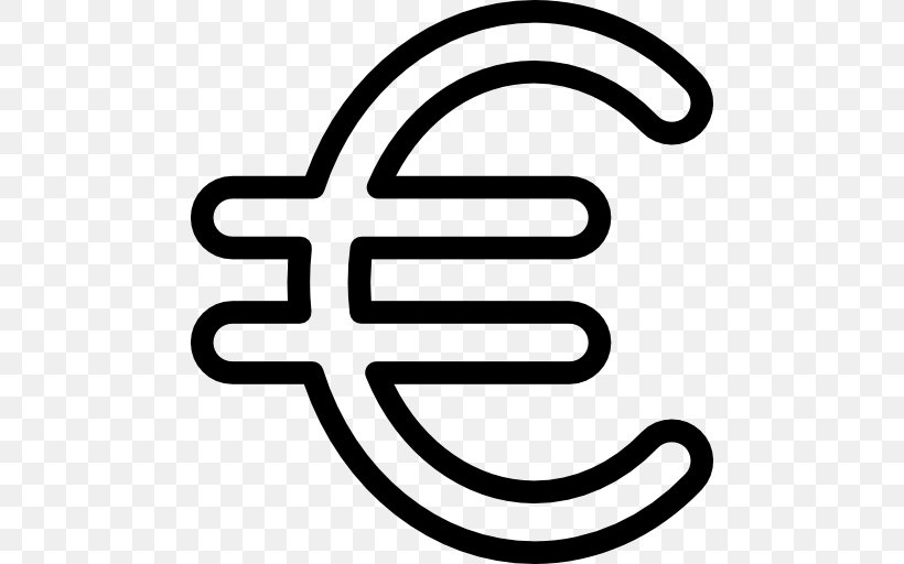 Currency Symbol Euro Sign Pound Sign, PNG, 512x512px, Currency Symbol, Area, Black And White, Brand, Currency Download Free