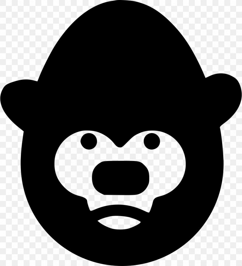 Gorilla Ape Clip Art Cat, PNG, 892x980px, Gorilla, Animal, Ape, Bear, Black Download Free