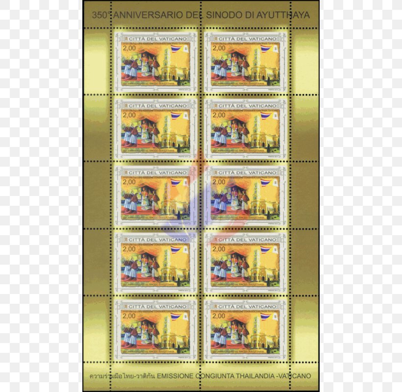 Phra Nakhon Si Ayutthaya Ayutthaya Kingdom Synod Postage Stamps And Postal History Of Vatican City, PNG, 800x800px, Phra Nakhon Si Ayutthaya, Ayutthaya Kingdom, Display Case, Ebay, Joint Issue Download Free