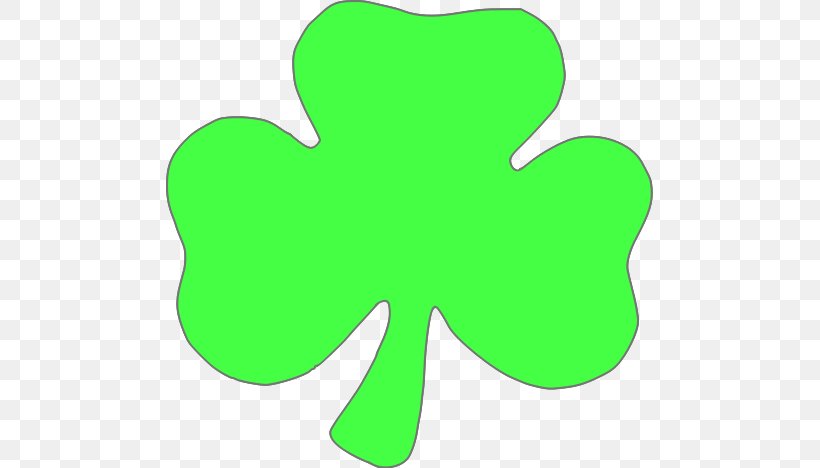 Shamrock Saint Patrick's Day Clip Art, PNG, 487x468px, Shamrock, Area, Clover, Flowering Plant, Fourleaf Clover Download Free