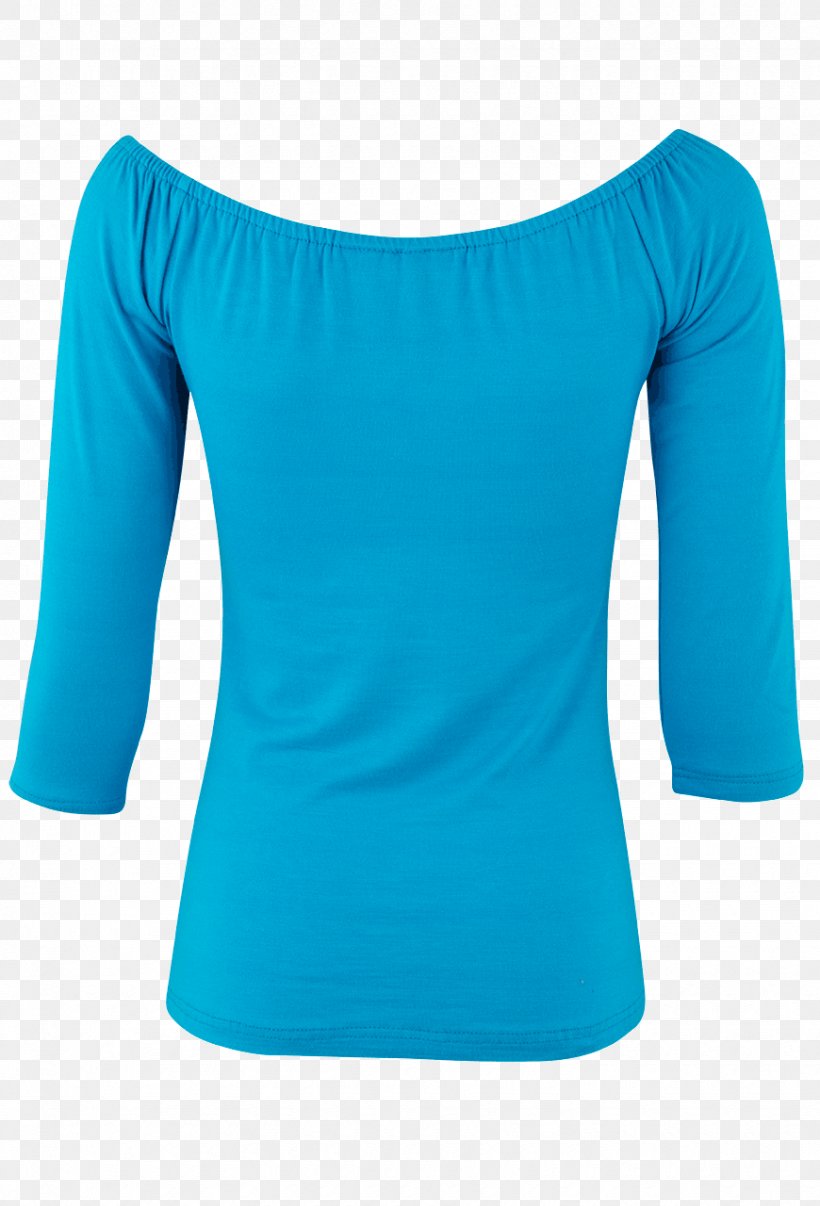 Shoulder Sleeve, PNG, 870x1280px, Shoulder, Active Shirt, Aqua, Azure, Blue Download Free