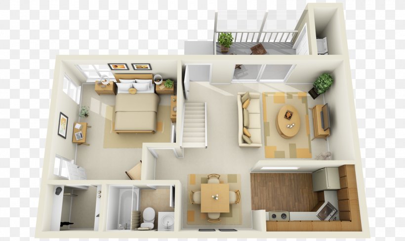 Studio Apartment House Renting Floor Plan, PNG, 1500x894px, Apartment, Bedroom, Floor, Floor Plan, Home Download Free