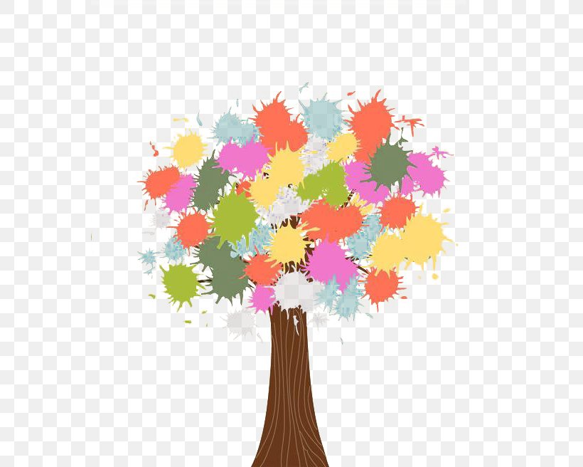 Tree Ink Illustration, PNG, 564x656px, Tree, Floral Design, Floristry, Flower, Flower Arranging Download Free