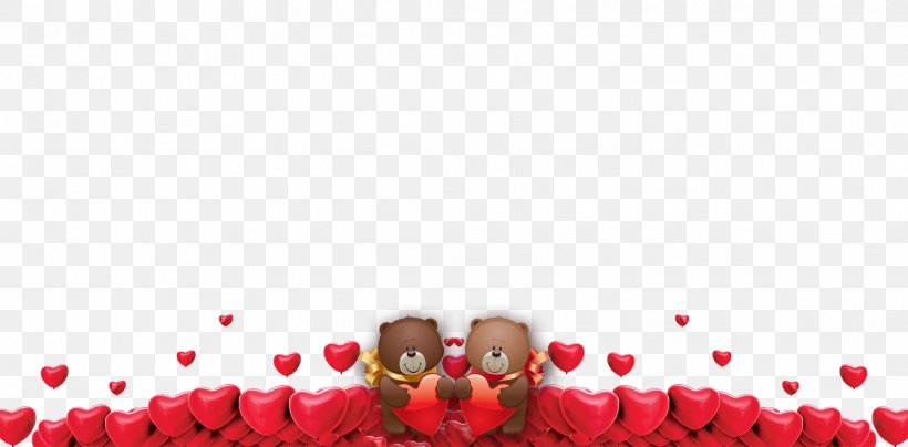 Bear Valentine's Day ArtWorks, PNG, 2029x1000px, Valentine S Day, Concepteur, Gratis, Heart, Love Download Free