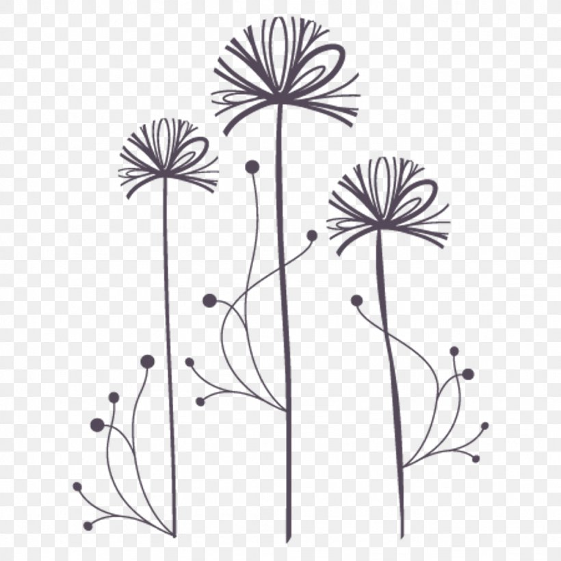 Window Sticker Glass Wall Decal, PNG, 1024x1024px, Window, Black And White, Branch, Cut Flowers, Decal Download Free