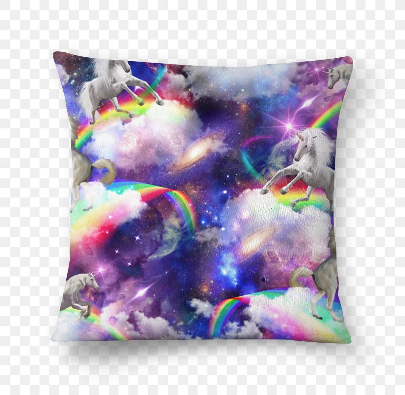 Cushion Throw Pillows Unicorn Horse, PNG, 800x800px, Cushion, Art, Cotton, Dye, Fairy Tale Download Free