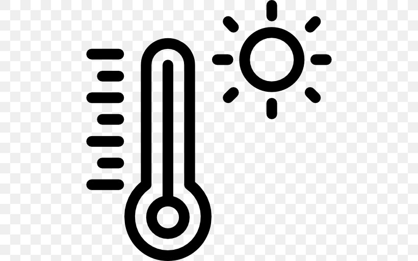Degree Thermometer Celsius Temperature, PNG, 512x512px, Degree, Atmospheric Thermometer, Black And White, Brand, Celsius Download Free