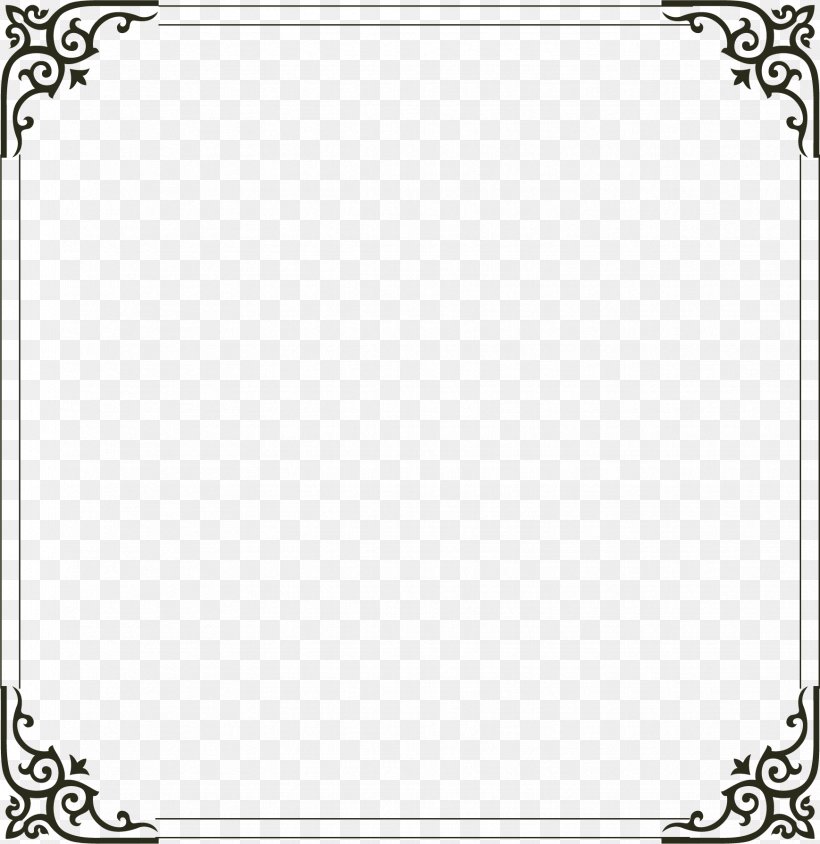 Picture Frame Computer File, PNG, 1738x1790px, Picture Frame, Animation, Area, Black, Black And White Download Free
