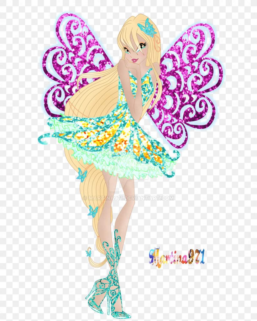 Bloom Politea Butterflix Drawing Sirenix, PNG, 1024x1280px, Bloom, Barbie, Butterflix, Butterfly, Doll Download Free