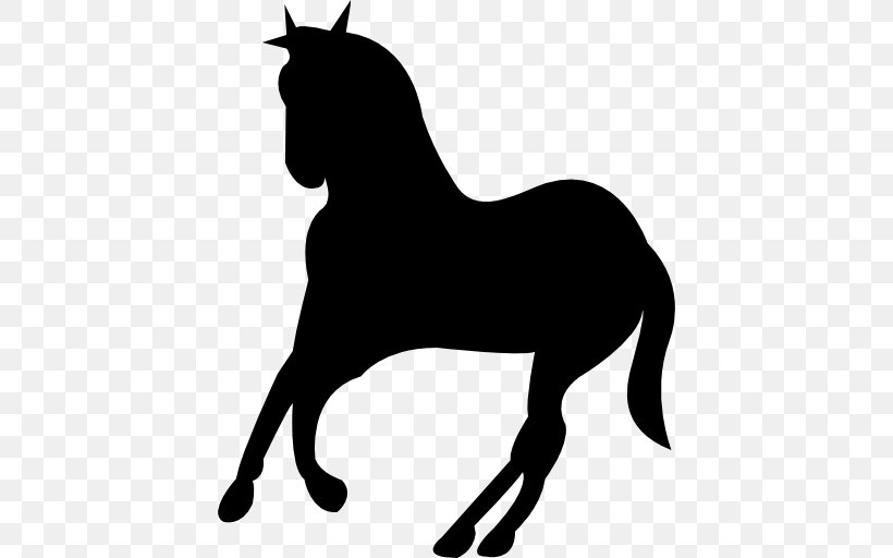 Horse Silhouette Clip Art, PNG, 512x512px, Horse, Black, Black And White, Bridle, Colt Download Free