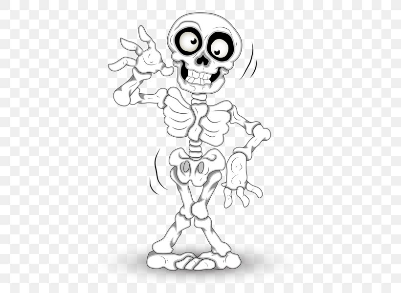 Human Skeleton Clip Art, PNG, 486x600px, Skeleton, Animated Film, Art, Black And White, Bone Download Free