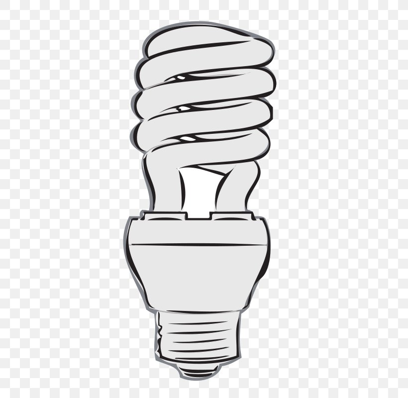 Incandescent Light Bulb Compact Fluorescent Lamp, PNG, 566x800px, Light, Black And White, Compact Fluorescent Lamp, Efficient Energy Use, Electric Light Download Free