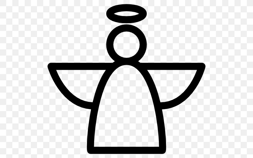 Guardian Angel Clip Art, PNG, 512x512px, Angel, Area, Black And White, Christianity, Christmas Download Free