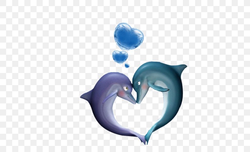 Dolphin Poster Cartoon, PNG, 500x500px, Watercolor, Cartoon, Flower, Frame, Heart Download Free