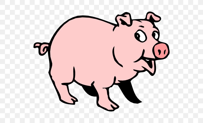 Domestic Pig Clip Art, PNG, 550x500px, Pig, Animal Figure, Artwork, Cattle Like Mammal, Document Download Free