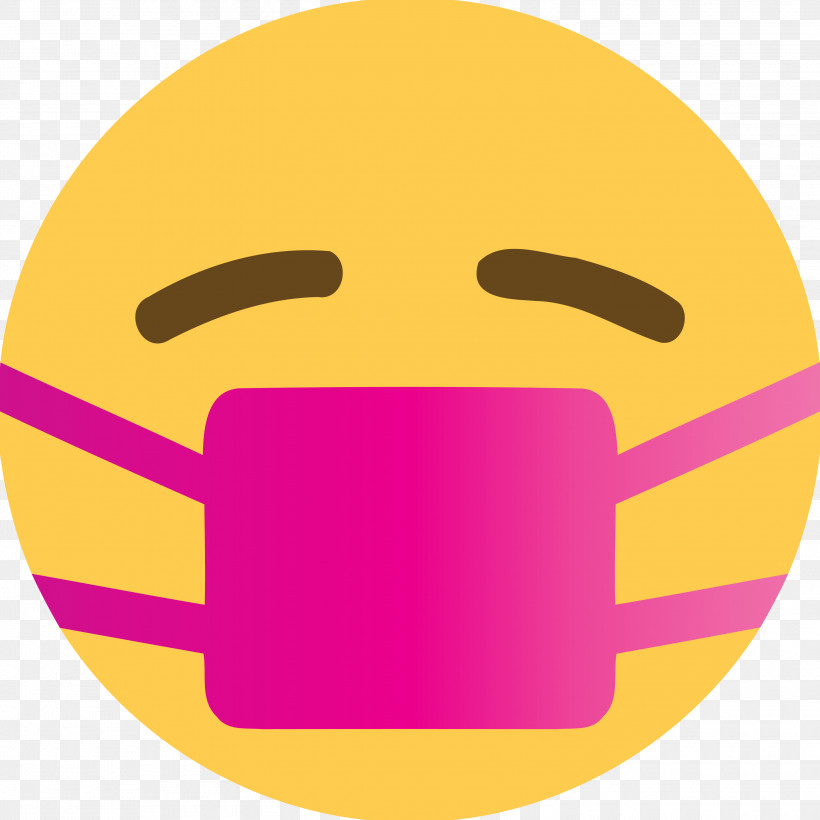 Emoji With Mask Corona Coronavirus, PNG, 3000x3000px, Emoji With Mask, Cartoon, Cheek, Convid, Corona Download Free