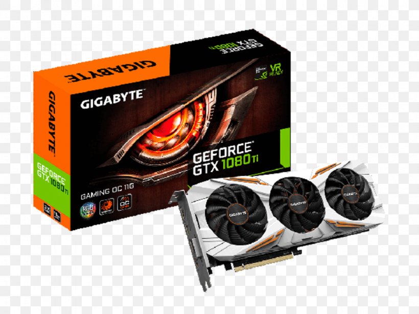 Graphics Cards & Video Adapters NVIDIA GeForce GTX 1080 Ti SC2 GAMING Gigabyte Technology EVGA Corporation, PNG, 1280x960px, Graphics Cards Video Adapters, Computer Component, Computer Cooling, Electronic Device, Evga Corporation Download Free