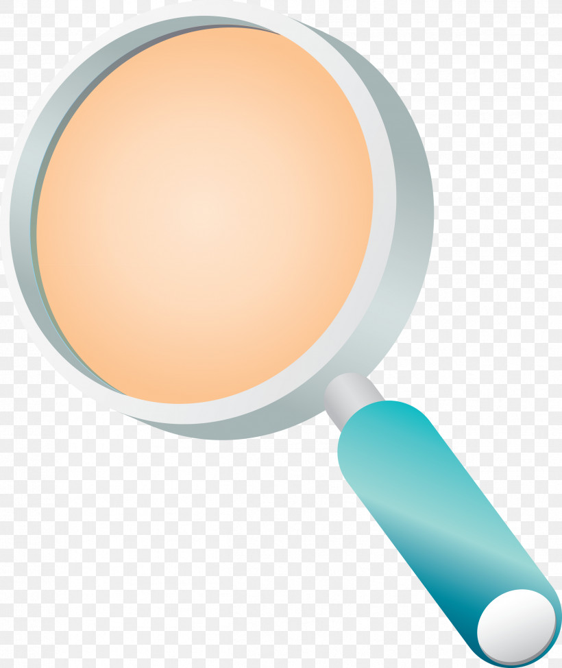 Magnifying Glass Magnifier, PNG, 2524x3000px, Magnifying Glass, Aqua, Magnifier, Material Property, Orange Download Free