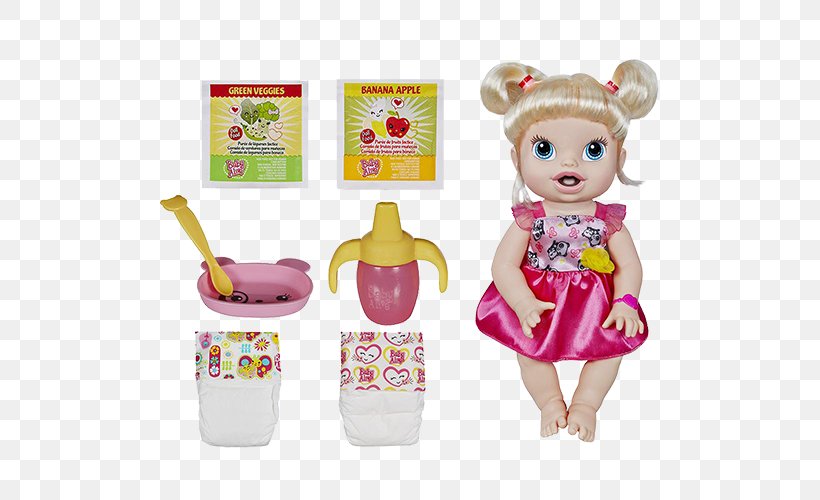 Baby Alive Diaper Amazon.com Doll Child, PNG, 500x500px, Baby Alive, Amazoncom, Child, Diaper, Doll Download Free