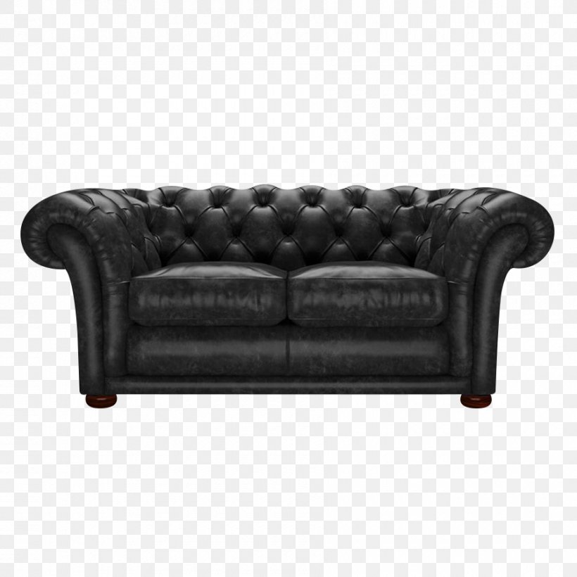 Leather Couch Chesterfield Furniture Chair, PNG, 900x900px, Leather, Bed, Bicast Leather, Black, Chair Download Free