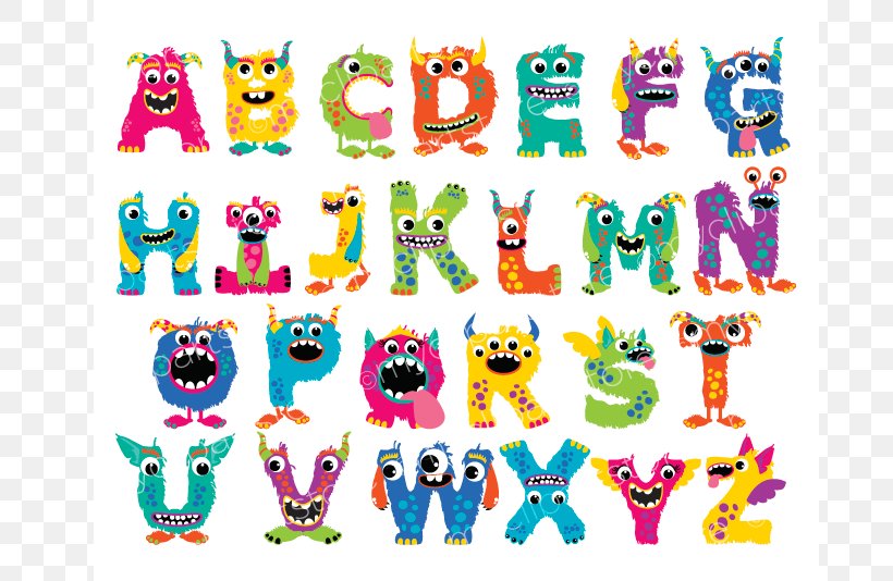 Alphabet Letter Clip Art, PNG, 800x534px, Alphabet, Area, Art, Letter, Monster Download Free