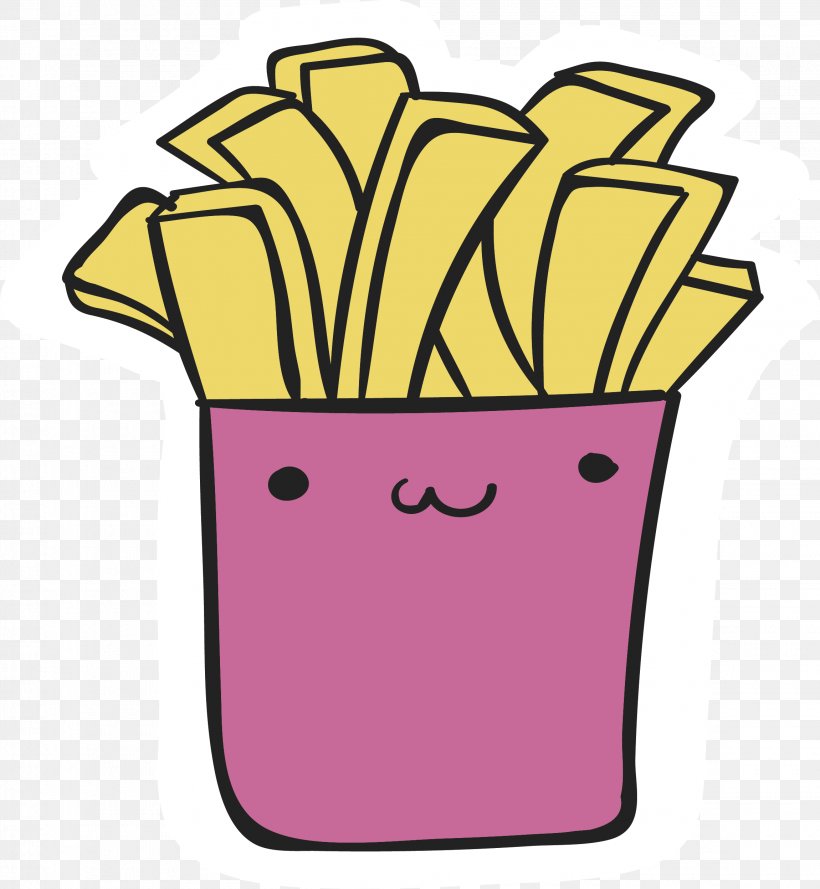 French Fries Junk Food Drawing Clip Art, PNG, 2300x2494px, French Fries, Area, Cartoon, Deep Frying, Drawing Download Free