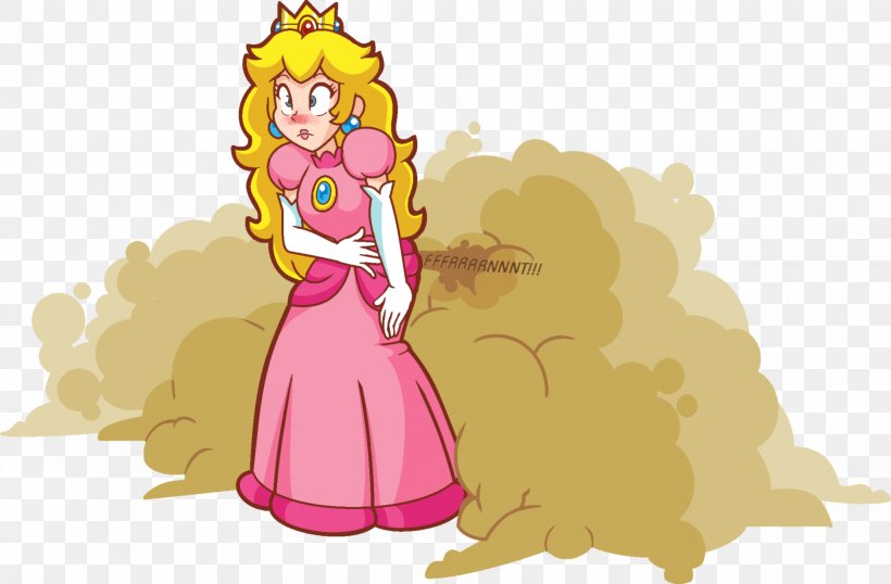 Princess Peach Princess Daisy Flatulence Female, PNG, 2045x1342px, Princess Peach, Art, Cartoon, Child, Costume Design Download Free