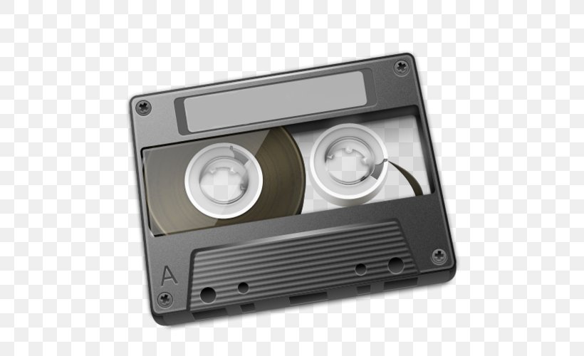 Cassette Tape Magnetic Tape Computer File, PNG, 500x500px, Cassette Tape, Cassette Deck, Compact Cassette, Electronic Device, Electronics Download Free
