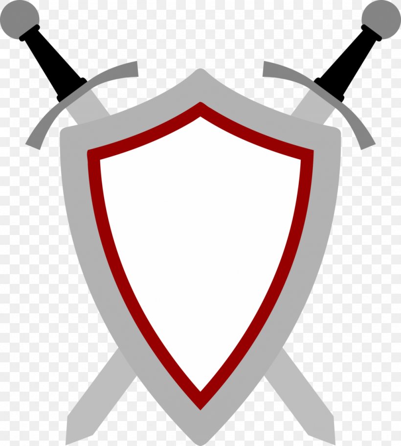 cartoon sword and shield