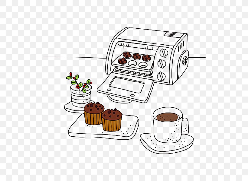 Cartoon Oven Kitchen Illustration, PNG, 600x600px, Cartoon, Coffee Cup,  Cuisine, Cup, Drawing Download Free
