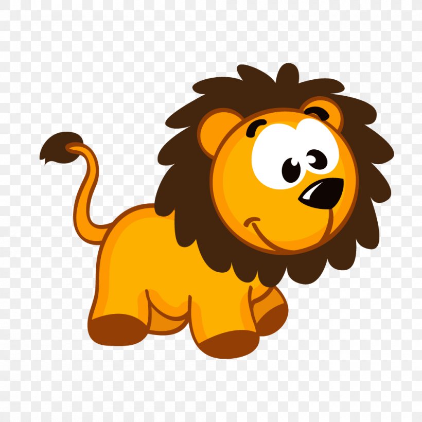 Lion Cat Clip Art Image Liger, PNG, 1000x1000px, Lion, Bengal Tiger, Big Cats, Carnivoran, Cartoon Download Free