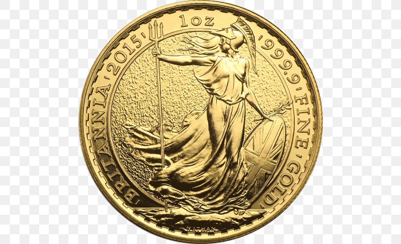 Royal Mint Britannia Bullion Coin Canadian Gold Maple Leaf Krugerrand, PNG, 500x500px, Royal Mint, American Gold Eagle, Britannia, Bronze Medal, Bullion Download Free