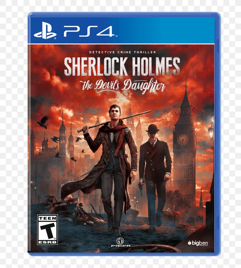 Sherlock Holmes: The Devil's Daughter Sherlock Holmes: Crimes & Punishments PlayStation 4 Video Game Xbox One, PNG, 768x912px, Sherlock Holmes Crimes Punishments, Action Figure, Action Film, Adventure Game, Agatha Christie The Abc Murders Download Free