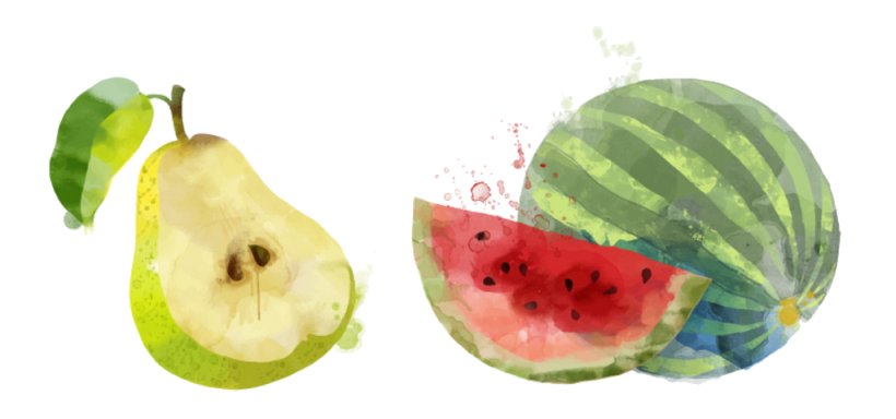 Watercolor Painting Fruit, PNG, 1024x480px, Watercolor Painting, Accessory Fruit, Citrullus, Cucumber Gourd And Melon Family, Diet Food Download Free