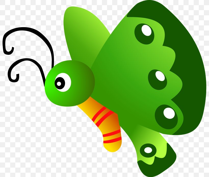 Butterfly Cartoon Clip Art, PNG, 800x697px, Butterfly, Amphibian, Butterflies And Moths, Cartoon, Drawing Download Free