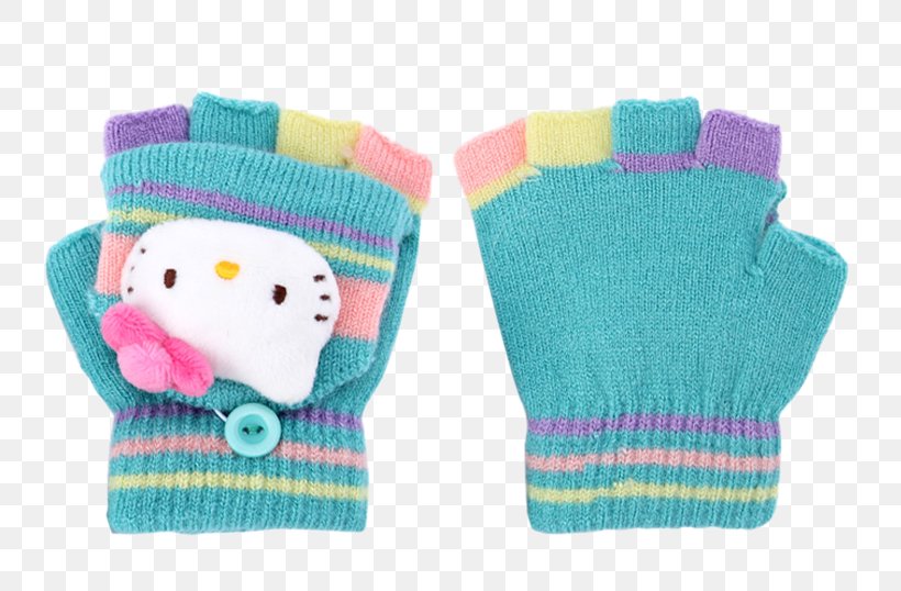 Glove Hello Kitty Wool, PNG, 750x538px, Glove, Blue, Cat, Fashion Accessory, Hello Kitty Download Free