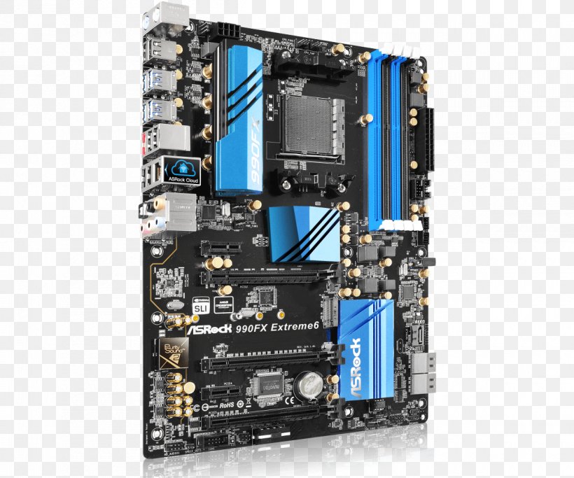 Motherboard Socket AM3+ ASRock 990FX Extreme6 CPU Socket DDR3 SDRAM, PNG, 1200x1000px, Motherboard, Advanced Micro Devices, Amd Fx, Asrock, Athlon Ii Download Free