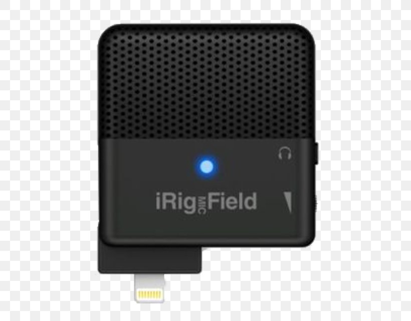 Audio Microphone IK Multimedia IRig Field Apple Kondenzátormikrofon, PNG, 640x640px, Audio, Apple, Audio Equipment, Capacitance, Capacitor Download Free