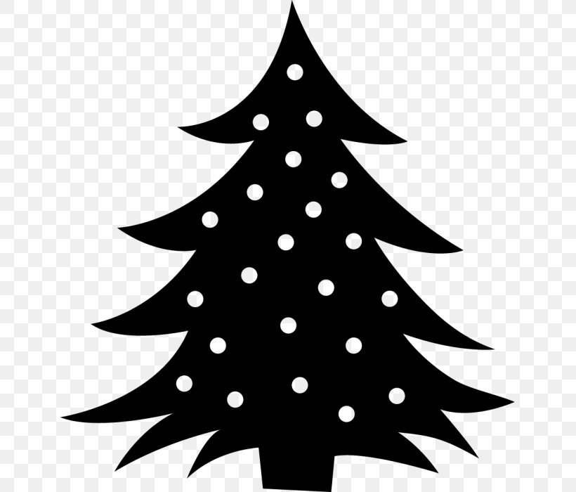 Christmas Tree Silhouette Photography, PNG, 647x700px, Christmas Tree, Black And White, Black Christmas, Christmas, Christmas Decoration Download Free