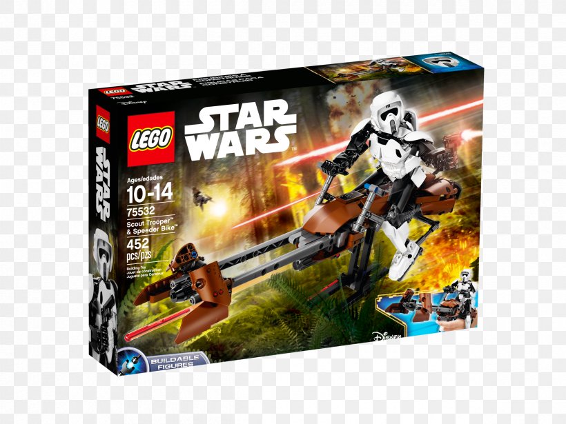 Clone Trooper Speeder Bike Lego Star Wars Imperial Scout Trooper, PNG, 2400x1800px, Clone Trooper, Action Toy Figures, Discounts And Allowances, Imperial Scout Trooper, Lego Download Free