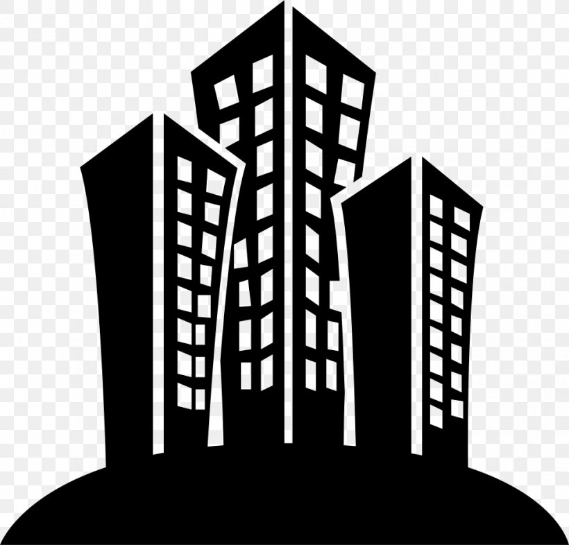 Building Business Apartment Clip Art, PNG, 980x940px, Building, Apartment, Architecture, Biurowiec, Black And White Download Free